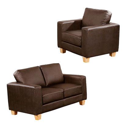 Chesterfield PU Leather 3+2+1 Seater Sofa