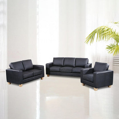 Chesterfield PU Leather 3 Seater Sofa