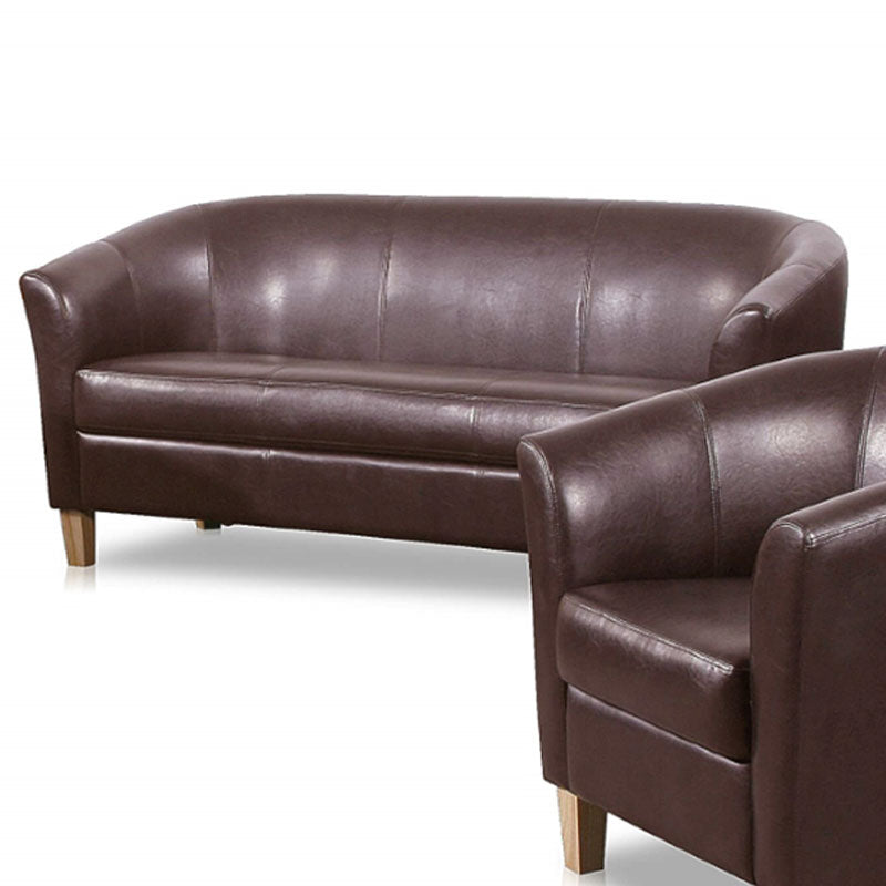 Claridon PU Leather 1 Seater Sofa