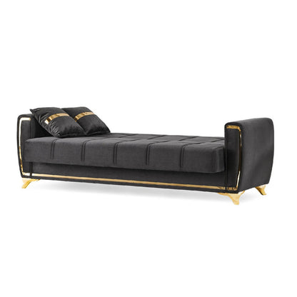 Kayseri 2 Seater Sofa Bed Velvet Fabric