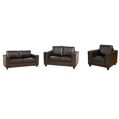 Woodlock Leather 3+2 Seater Set Suite