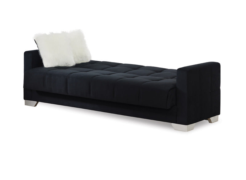 Ontario 2 Seater Sofa Bed Velvet Fabric