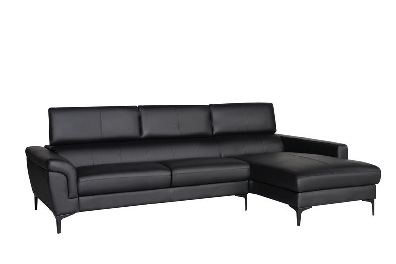 Sonata Leather Corner Sofa- Right