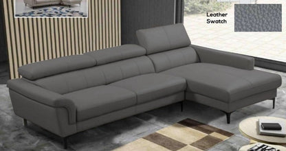 Sonata Leather Corner Sofa- Right