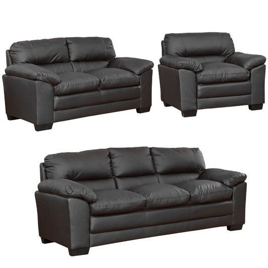 Ashlon 3+2+1 Leather Sofa Set Suite