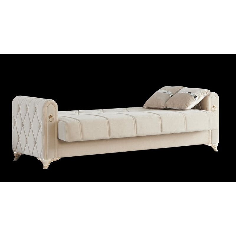 Amman 2 Seater Sofa Bed Velvet Fabric - Sofa & Living