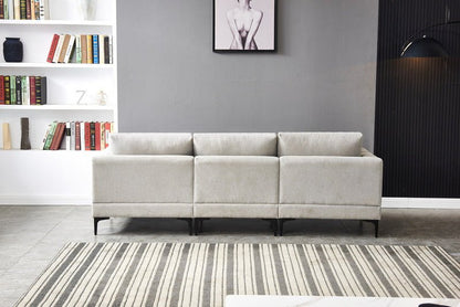 ANEK 3 Seater Fabric Sofa - Sofa & Living