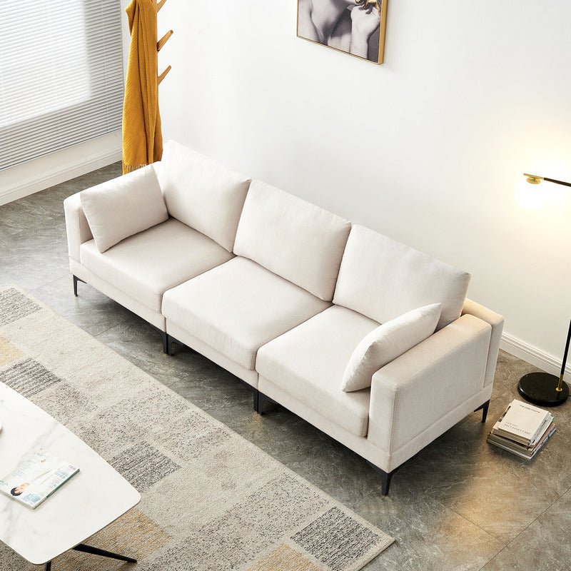 ANEK 3 Seater Fabric Sofa - Sofa & Living