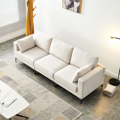 ANEK 3 Seater Fabric Sofa - Sofa & Living