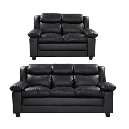 Arthur 3+2 Leather Seater Sofa Set - Sofa & Living