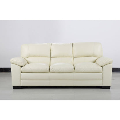 Ashlon 3 Seater Leather Sofa - Sofa & Living