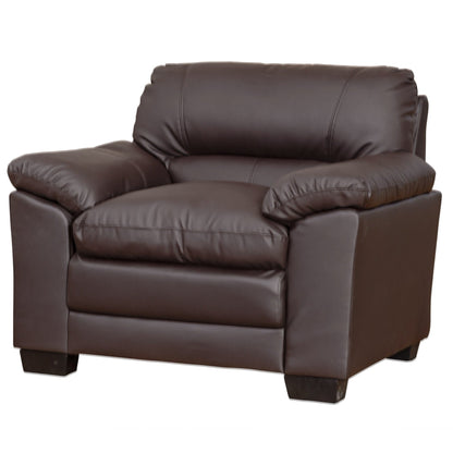 Ashlon 3 Seater Leather Sofa - Sofa & Living