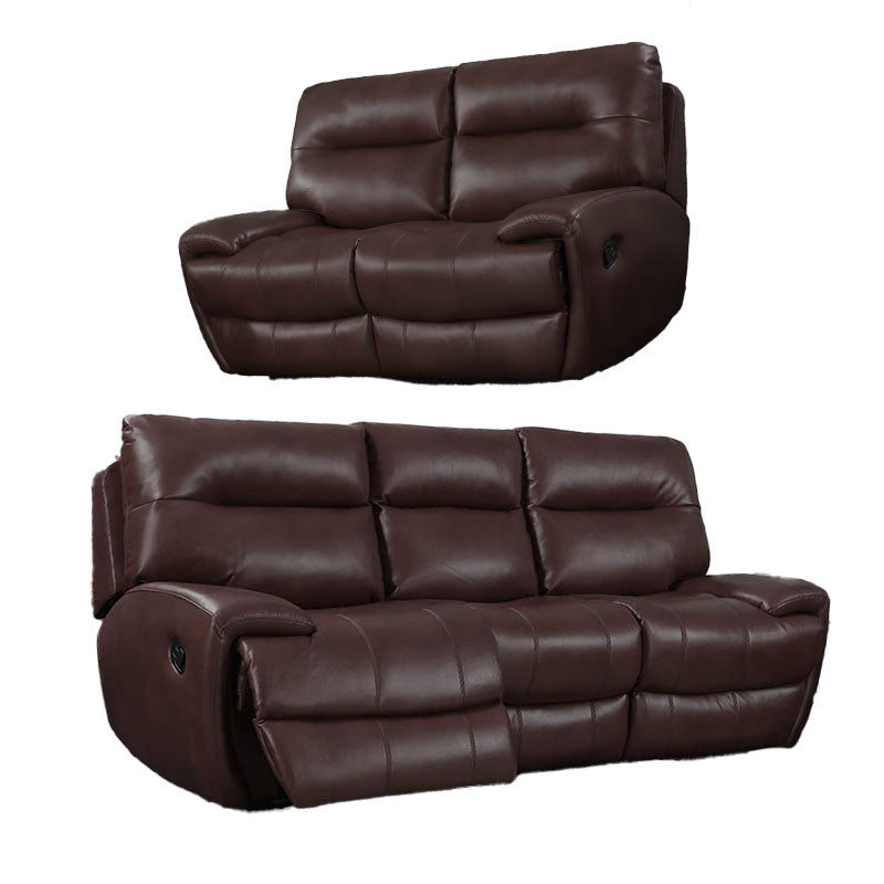 Bailey Leather 2 Seater Recliner Sofa - Sofa & Living