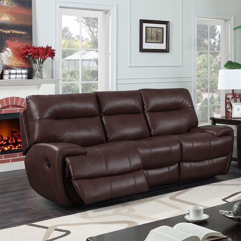 Bailey Leather 3+ 2 Seater Recliner Sofa - Sofa & Living