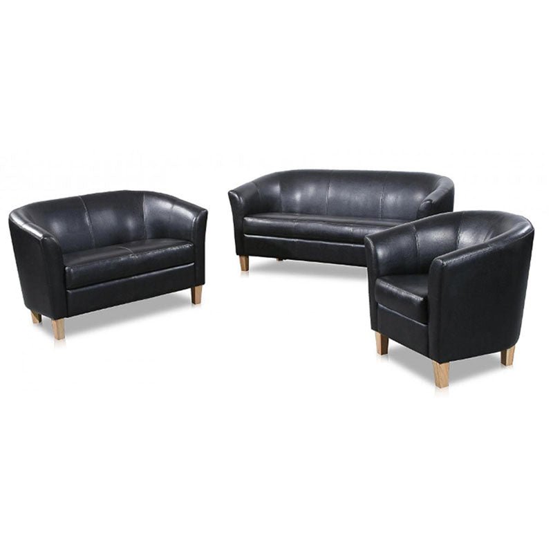 Claridon PU Leather 1 Seater Sofa - Sofa & Living