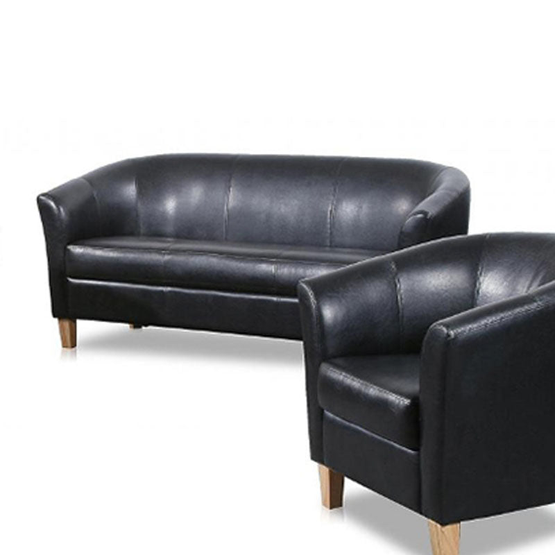 Claridon PU Leather 1 Seater Sofa - Sofa & Living