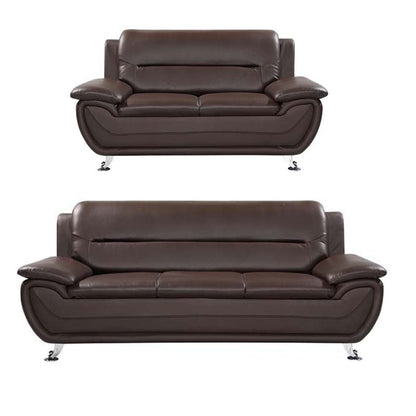 Crafton 3 Seater Leather Sofa - Sofa & Living