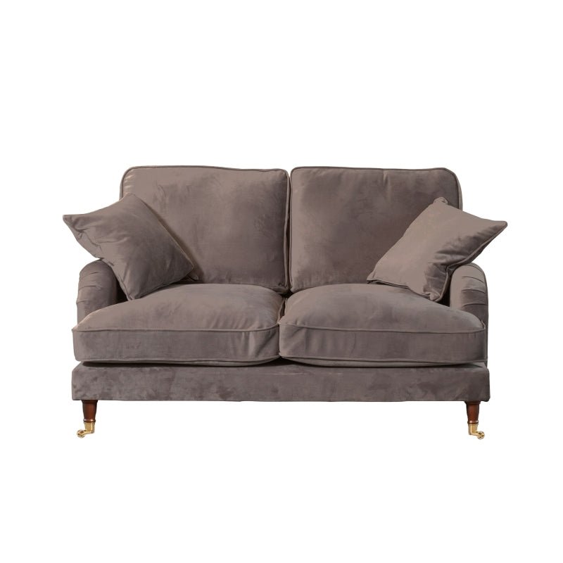 Elodie 2 Seater Velvet Fabric Sofa - Sofa & Living