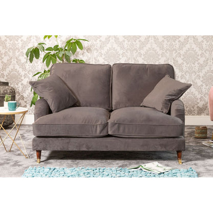 Elodie 2 Seater Velvet Fabric Sofa - Sofa & Living