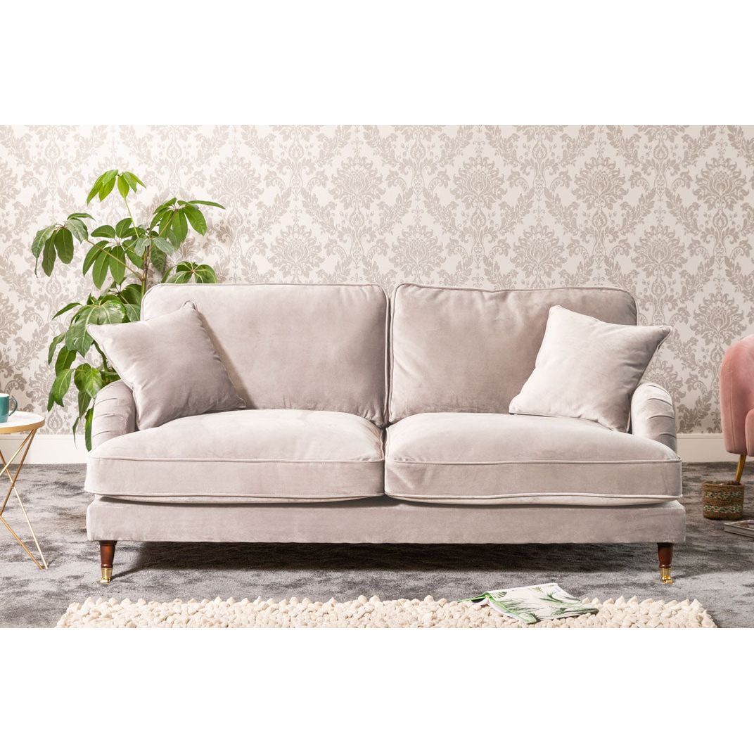 Elodie 2 Seater Velvet Fabric Sofa - Sofa & Living