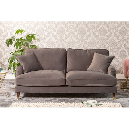 Elodie 2 Seater Velvet Fabric Sofa - Sofa & Living