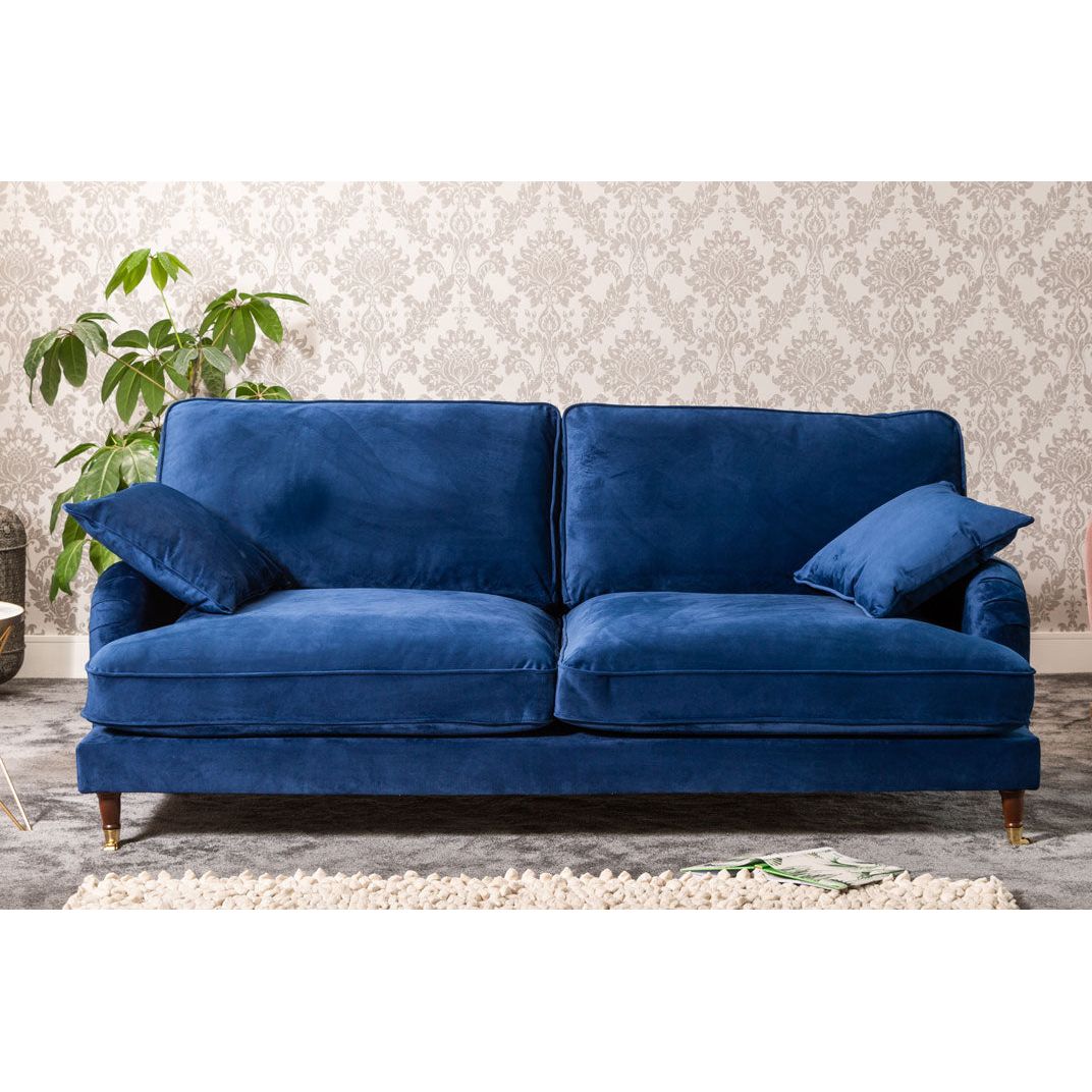 Elodie 2 Seater Velvet Fabric Sofa - Sofa & Living