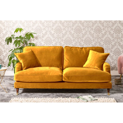 Elodie 2 Seater Velvet Fabric Sofa - Sofa & Living