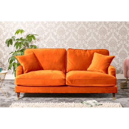 Elodie 2 Seater Velvet Fabric Sofa - Sofa & Living