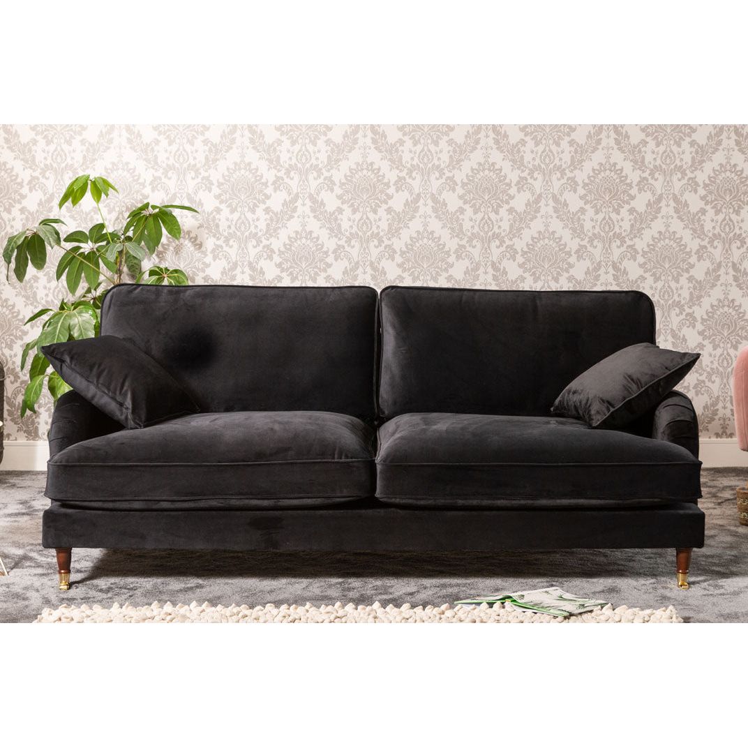 Elodie 2 Seater Velvet Fabric Sofa - Sofa & Living