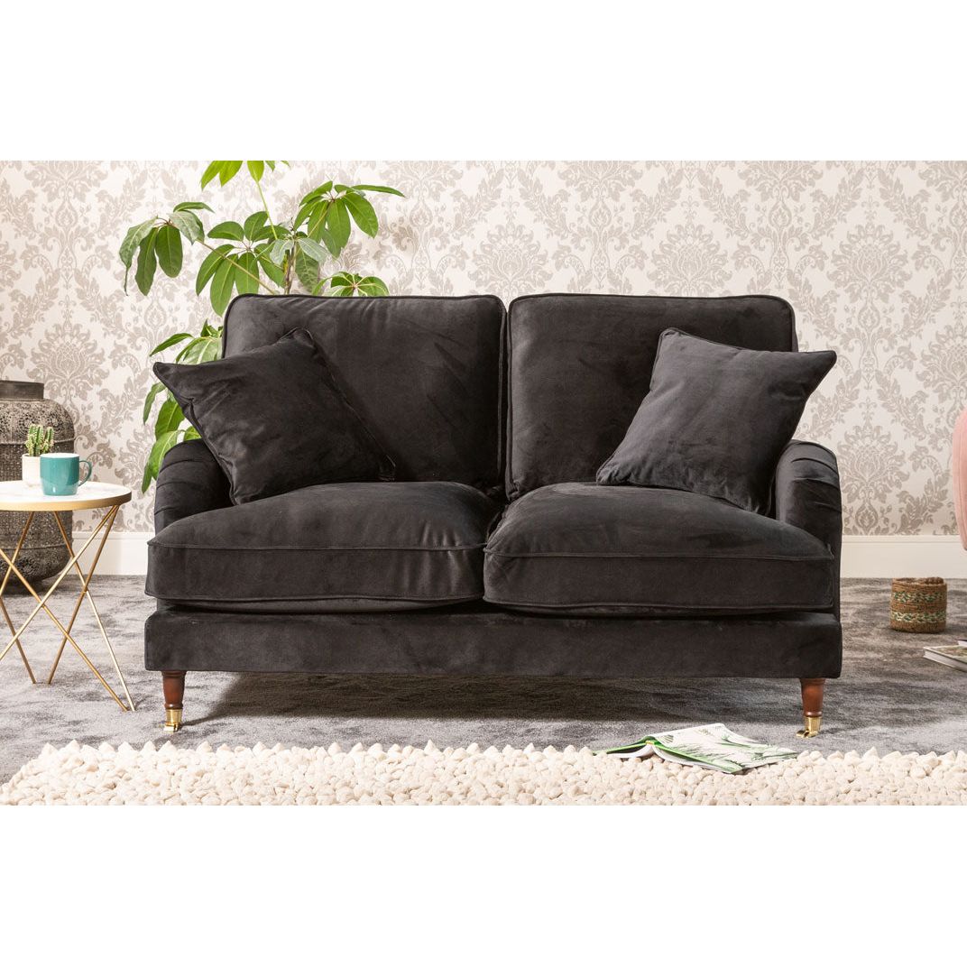 Elodie 2 Seater Velvet Fabric Sofa - Sofa & Living