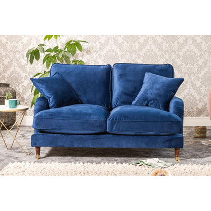 Elodie 3 Seater Velvet Fabric Sofa - Sofa & Living