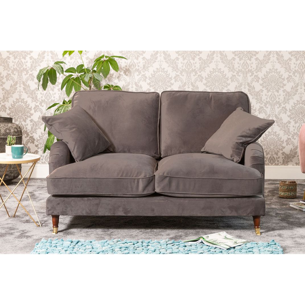 Elodie 3 Seater Velvet Fabric Sofa - Sofa & Living