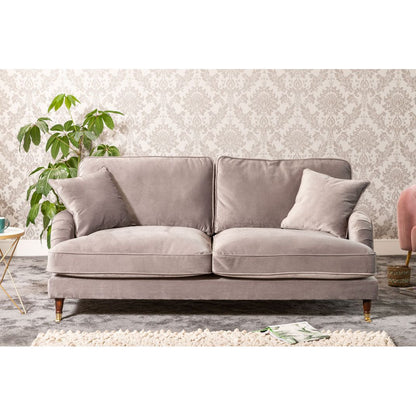 Elodie 3 Seater Velvet Fabric Sofa