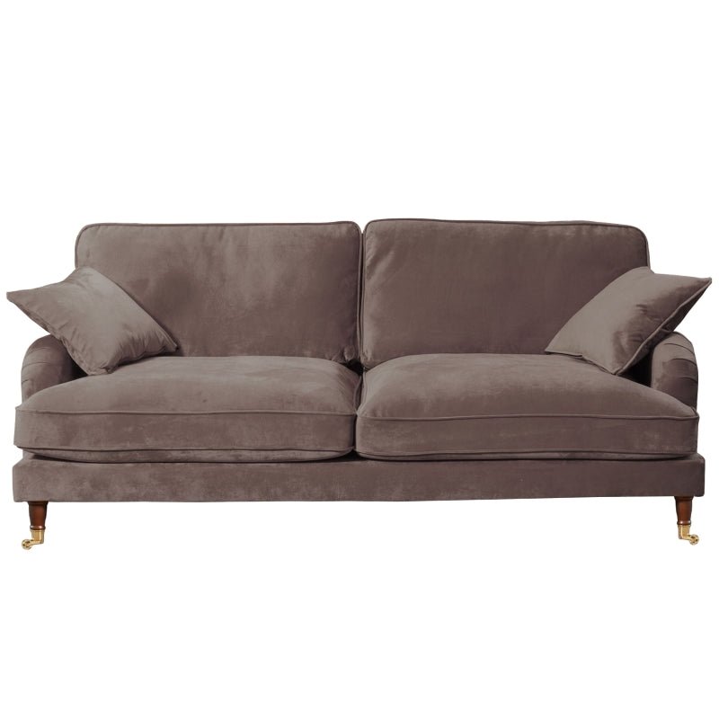 Elodie 4 Seater Velvet Fabric Sofa - Sofa & Living