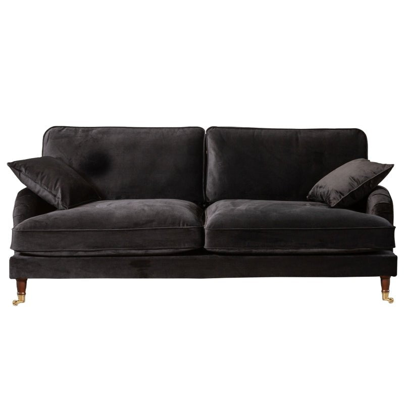 Elodie 4 Seater Velvet Fabric Sofa - Sofa & Living