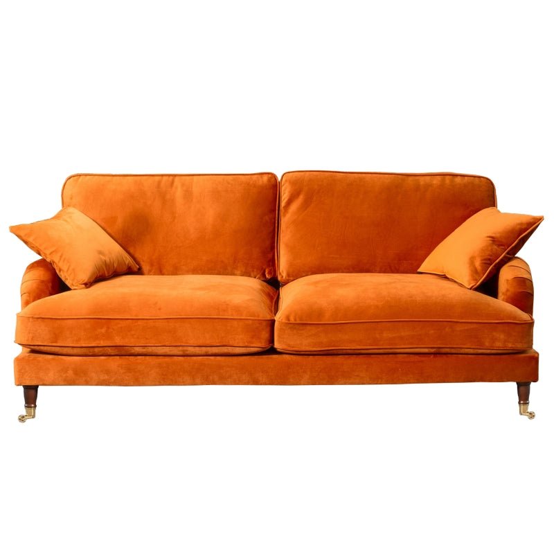 Elodie 4 Seater Velvet Fabric Sofa - Sofa & Living