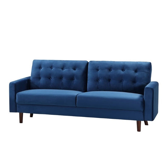 Emerson Fabric Velvet 3 Seater Sofa - Sofa & Living