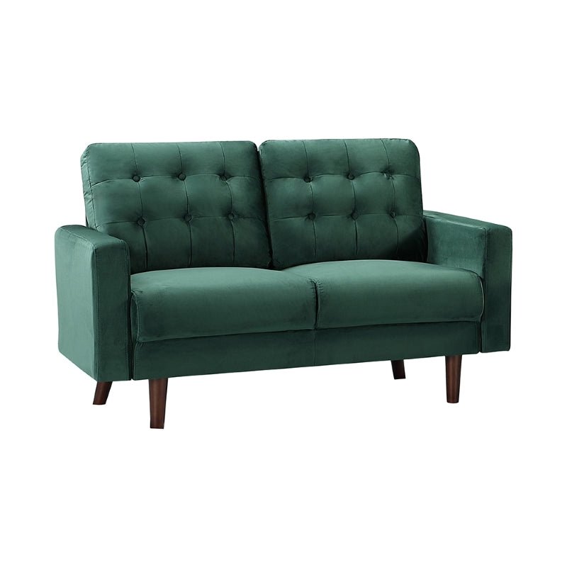 Emerson Velvet Fabric 2 Seater Sofa - Sofa & Living