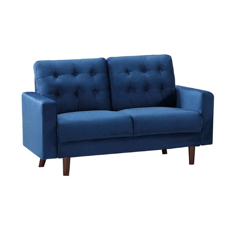 Emerson Velvet Fabric 2 Seater Sofa - Sofa & Living