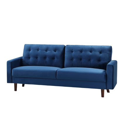 Emerson Velvet Fabric 2 Seater Sofa - Sofa & Living