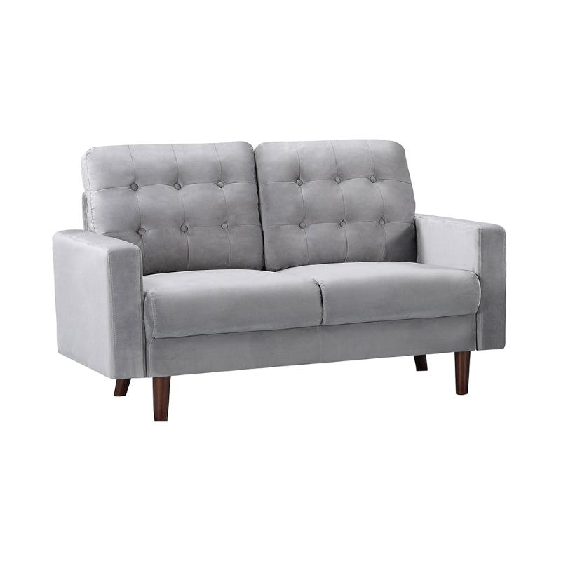 Emerson Velvet Fabric 2 Seater Sofa - Sofa & Living