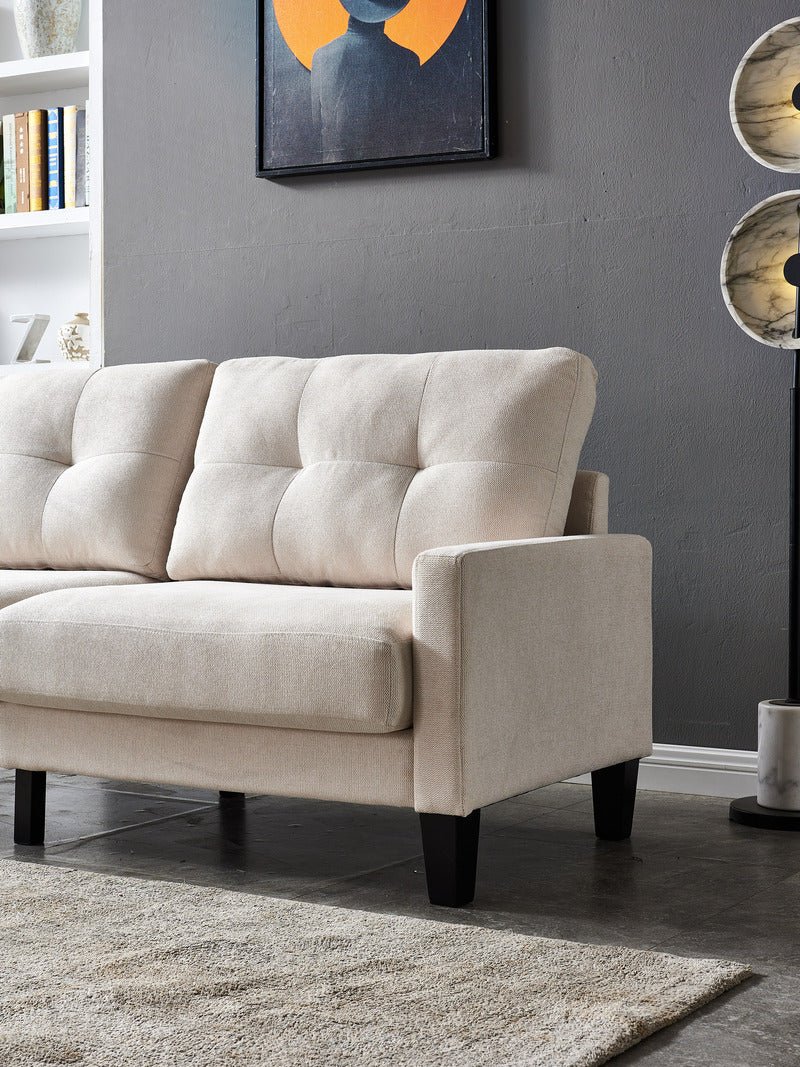 ENKO 2 Seater Fabric Sofa - Sofa & Living