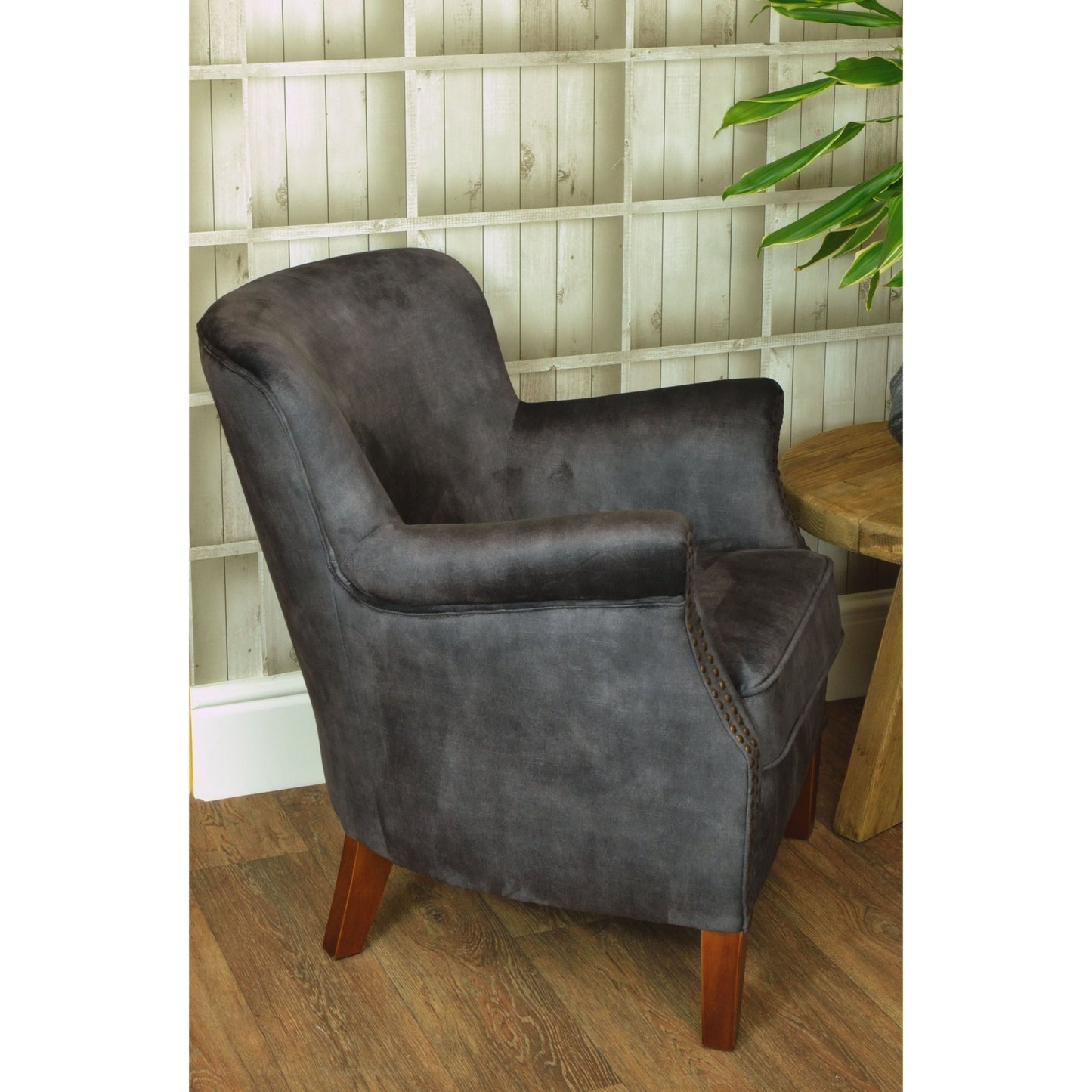 Fairfax Velvet Armchair