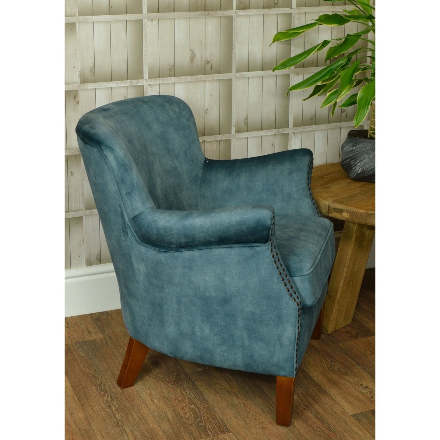 Fairfax Velvet Armchair