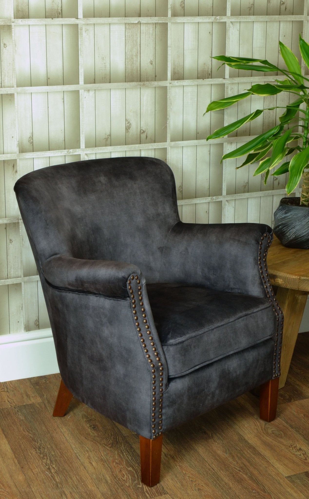 Fairfax Velvet Armchair