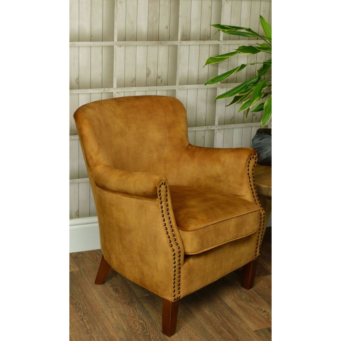 Fairfax Velvet Armchair