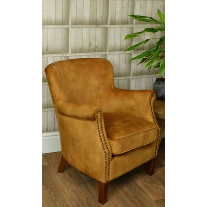 Fairfax Velvet Armchair