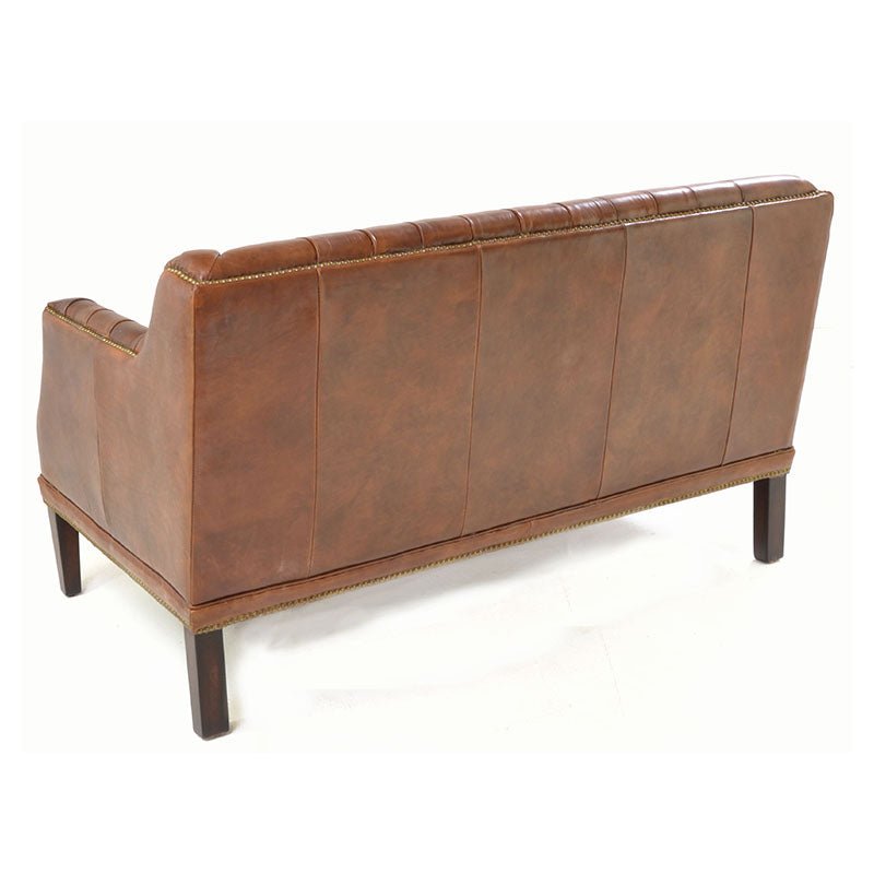 Fiona Chesterfield Leather 3 Seater Sofa - Sofa & Living