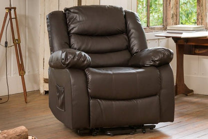 Hamstead 1 Seater/Armchair Leather Motion Recliner - Sofa & Living