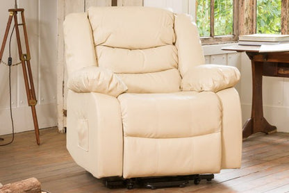 Hamstead 1 Seater/Armchair Leather Motion Recliner - Sofa & Living